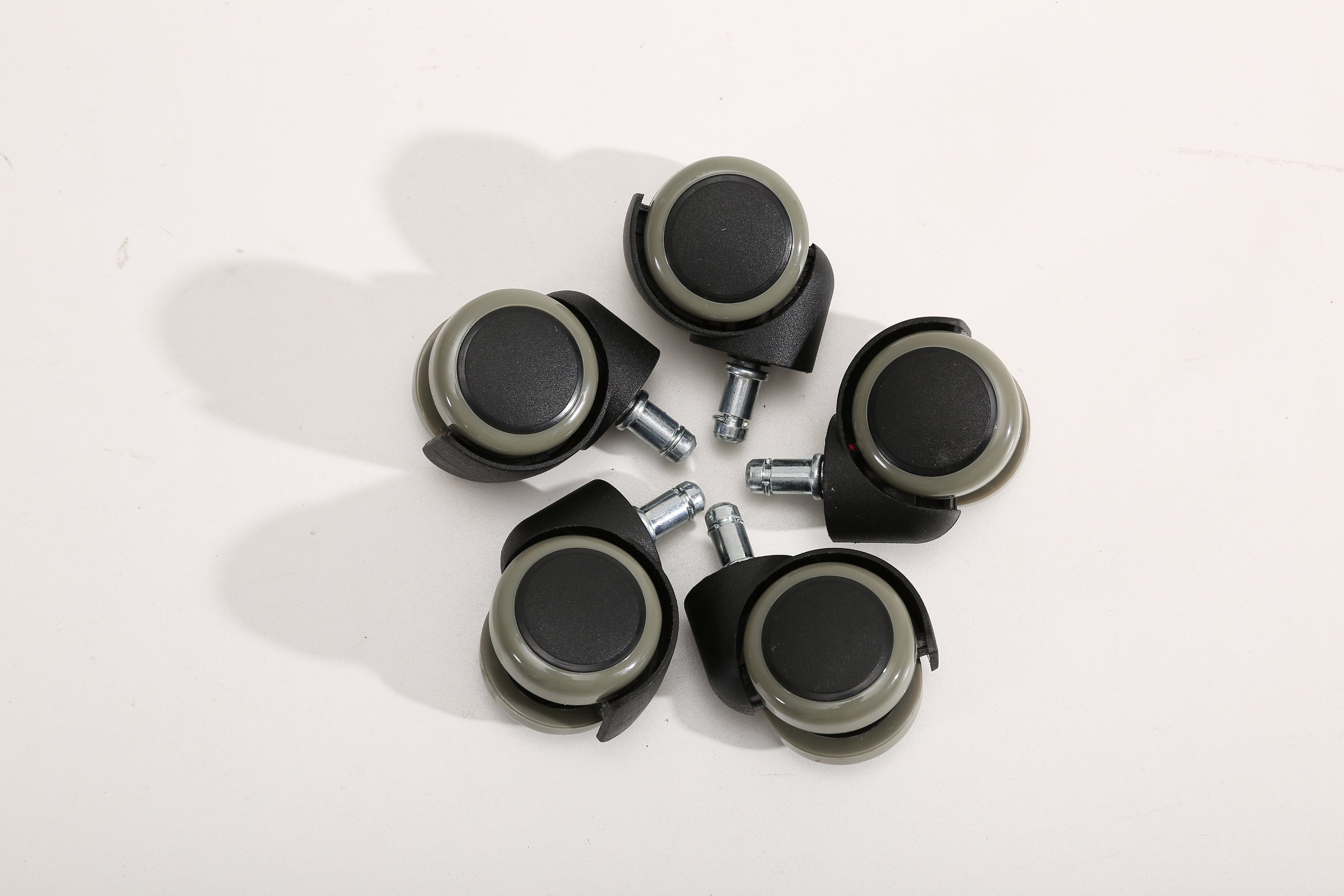 Chair Accessories Parts Castor PU PVC Silent Chair Wheels