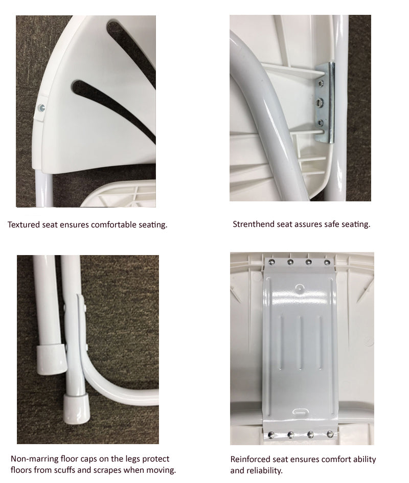 Floral Back Design Folding Chairs Plastic Garden Chair  #9021